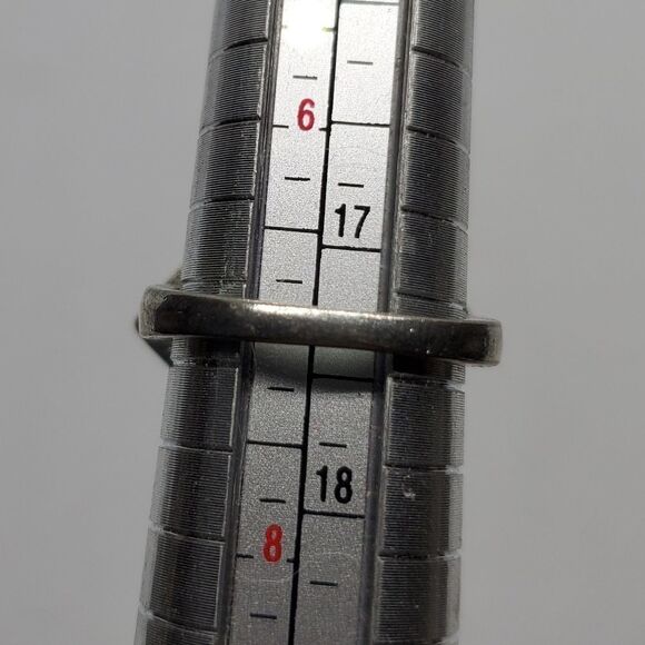 Blue & Silver Evil Eye Ring - Picture 6 of 6